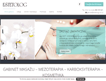 Tablet Screenshot of estetolog.com.pl